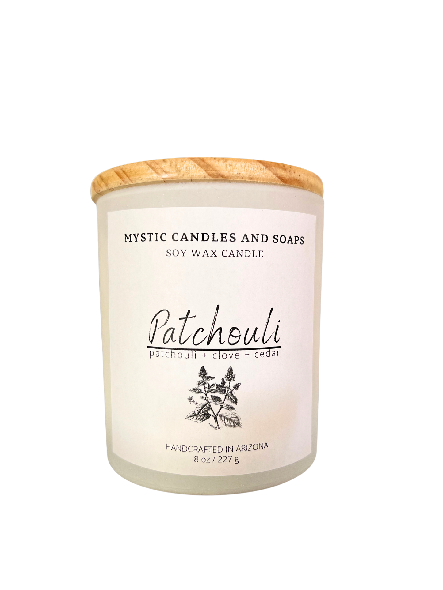 Patchouli Handcrafted Soy Wax Candle
