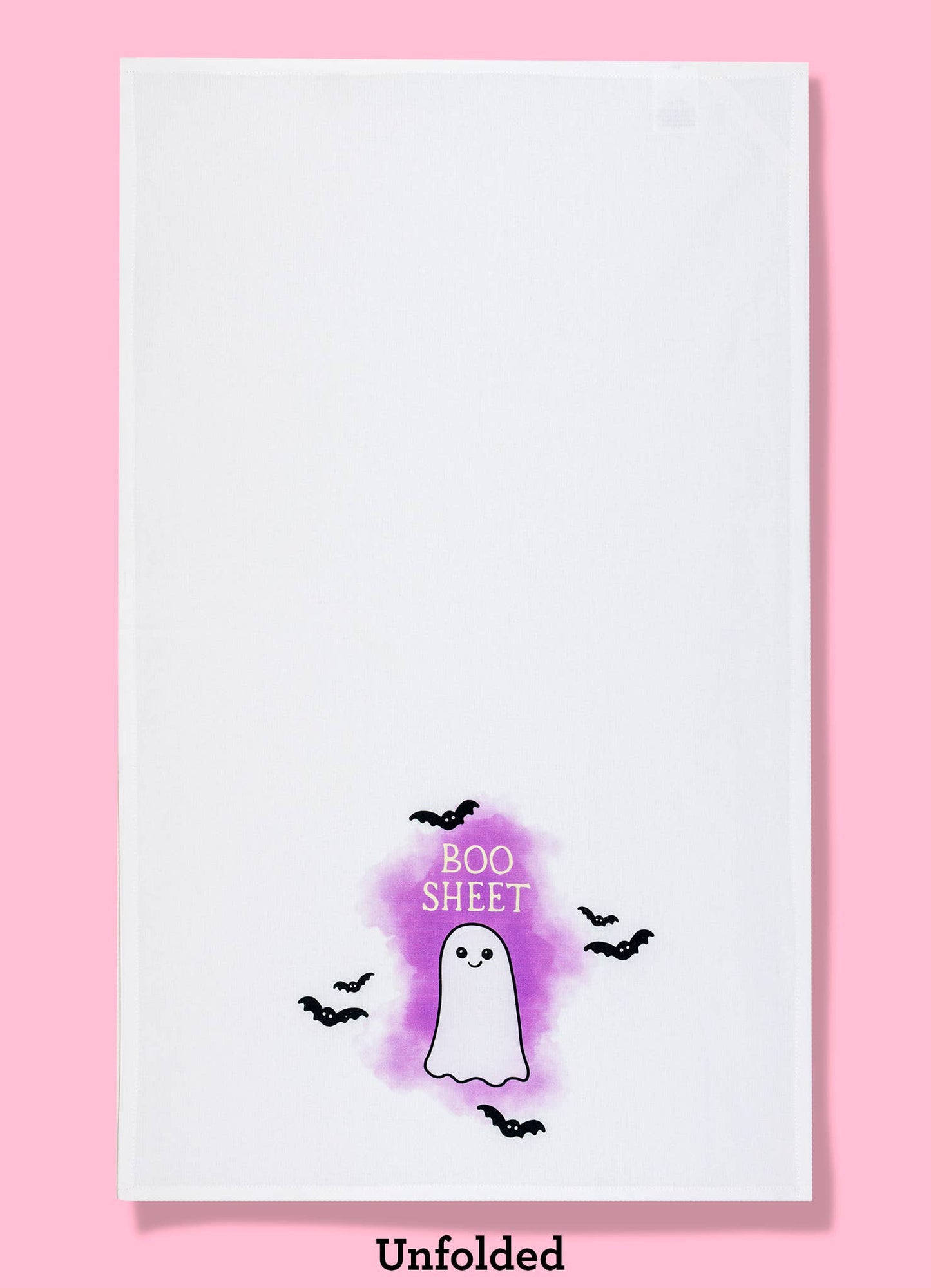 Boo Sheet Halloween dishtowel