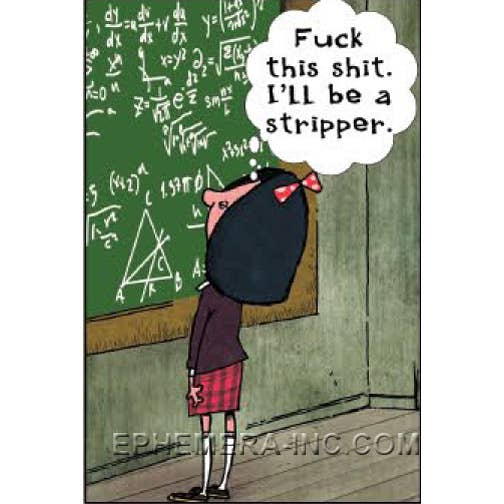 Magnet-Fuck this shit. I'll be a stripper.