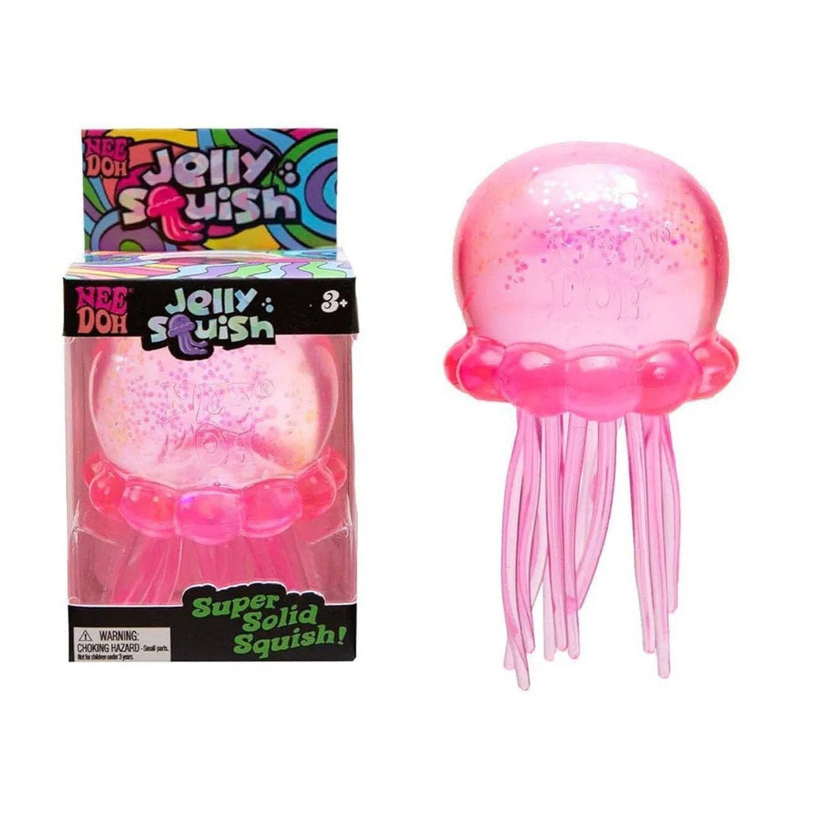 Glitter Jellyfish TPR Squishy Toy