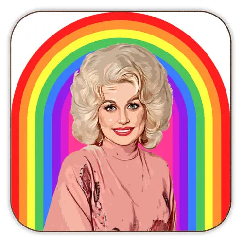 Dolly Rainbow Coaster