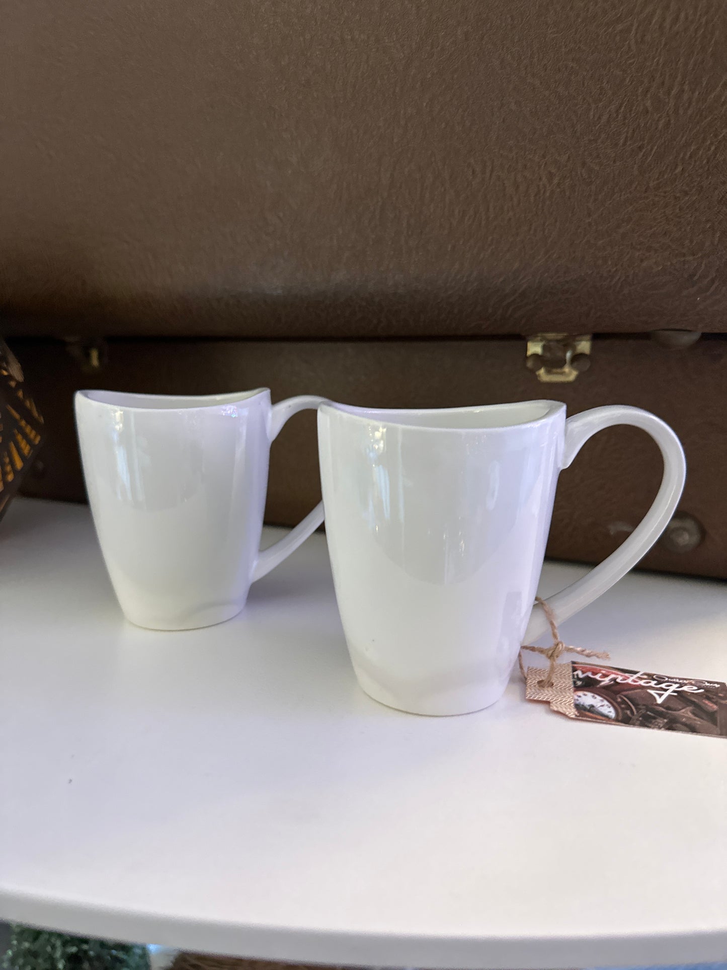 Vintage Swoop Coffee Cups- Set 2