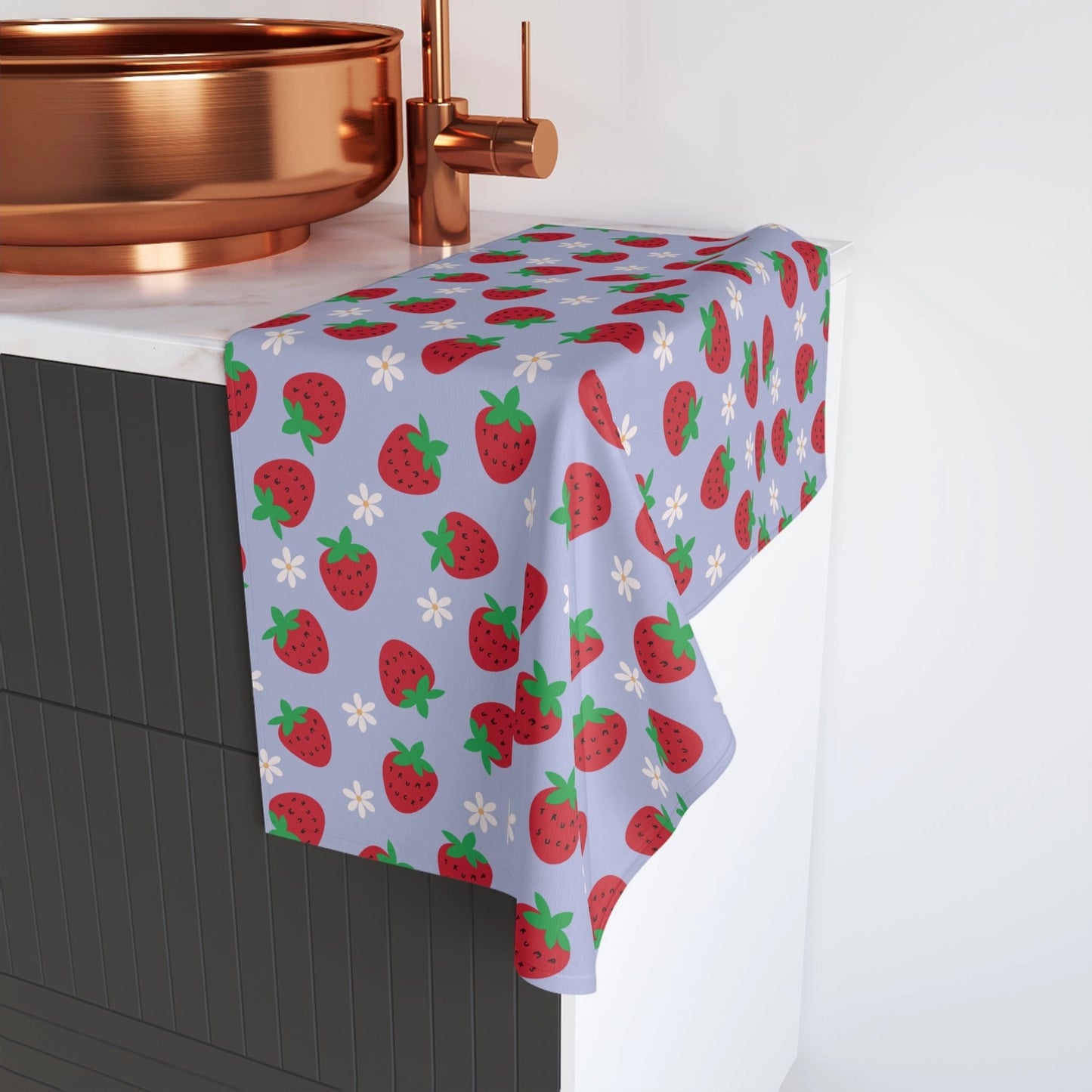 FDT Sucks Strawberry Hand Towel