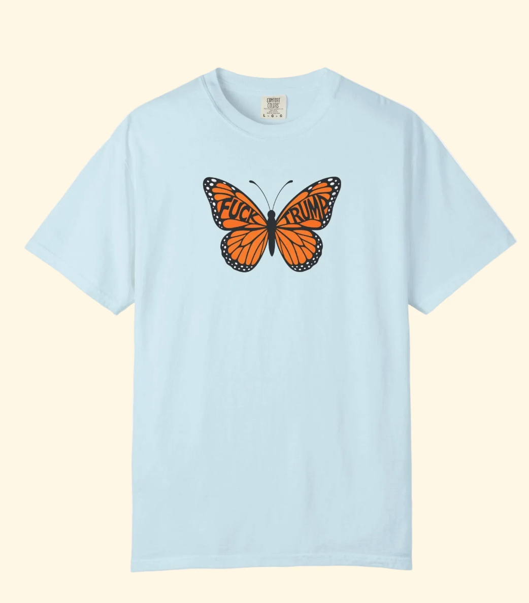 FDT Butterfly Tee -Chambray