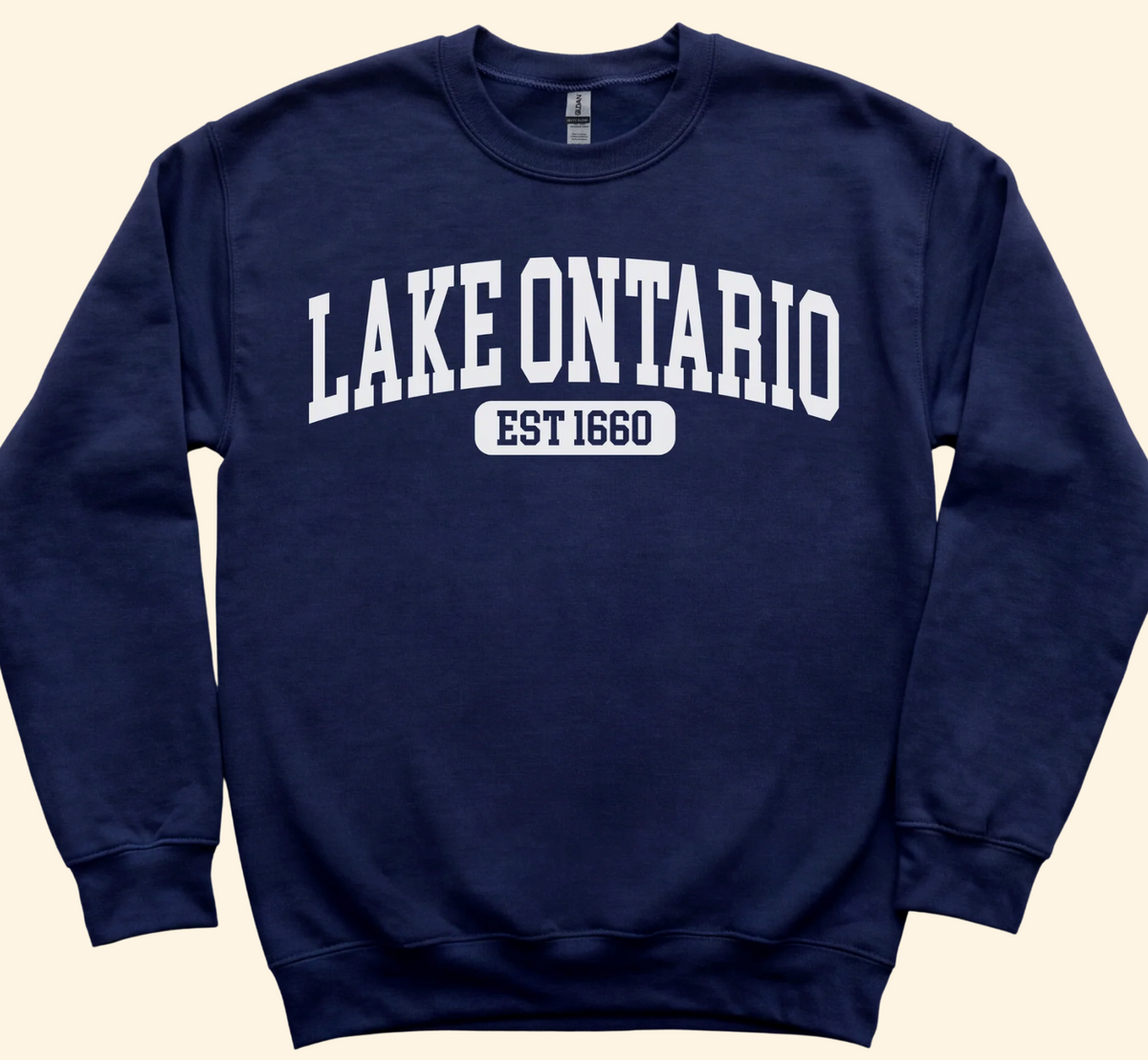Lake Ontario Sweatshirt- navy
