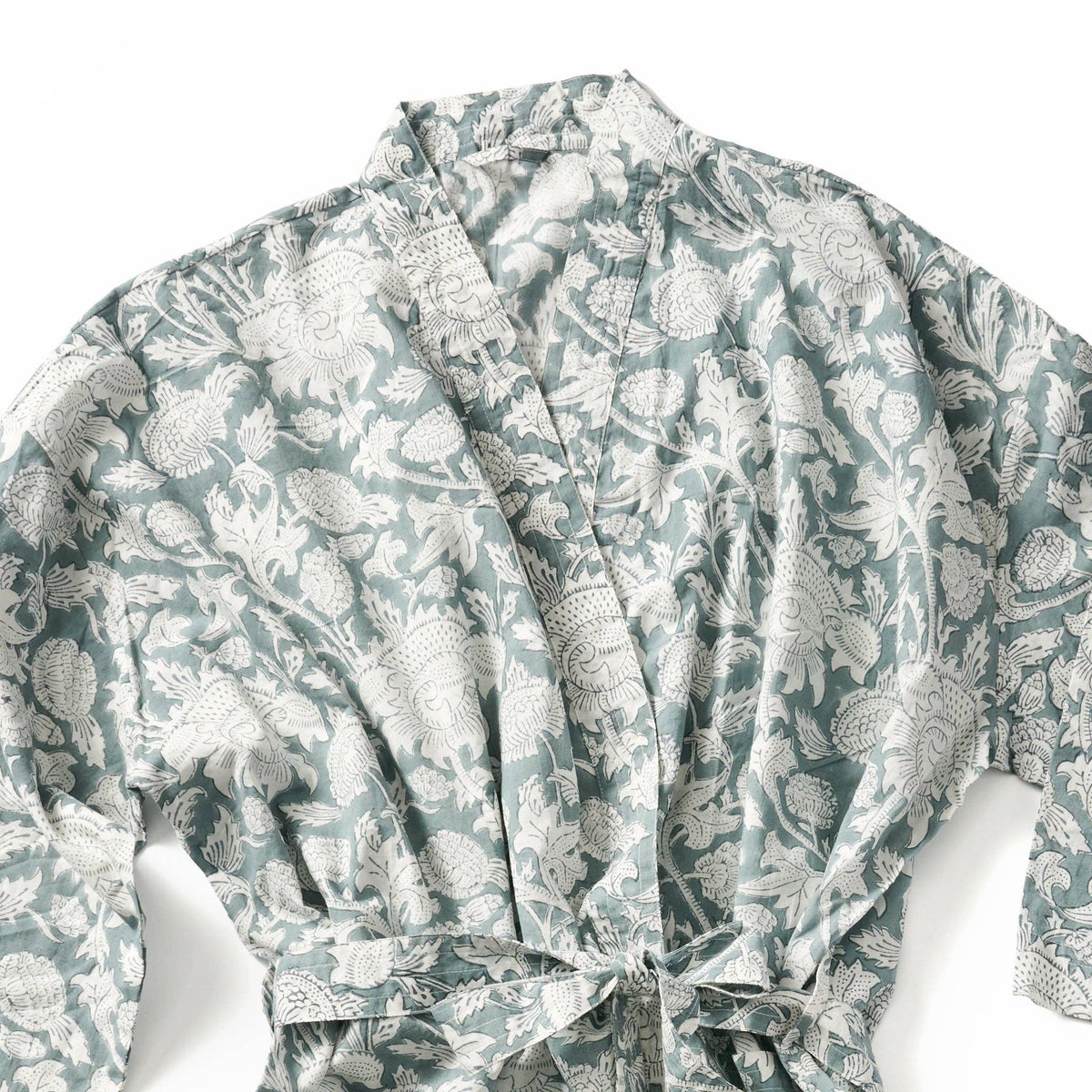 Avani Floral Block Print Robe