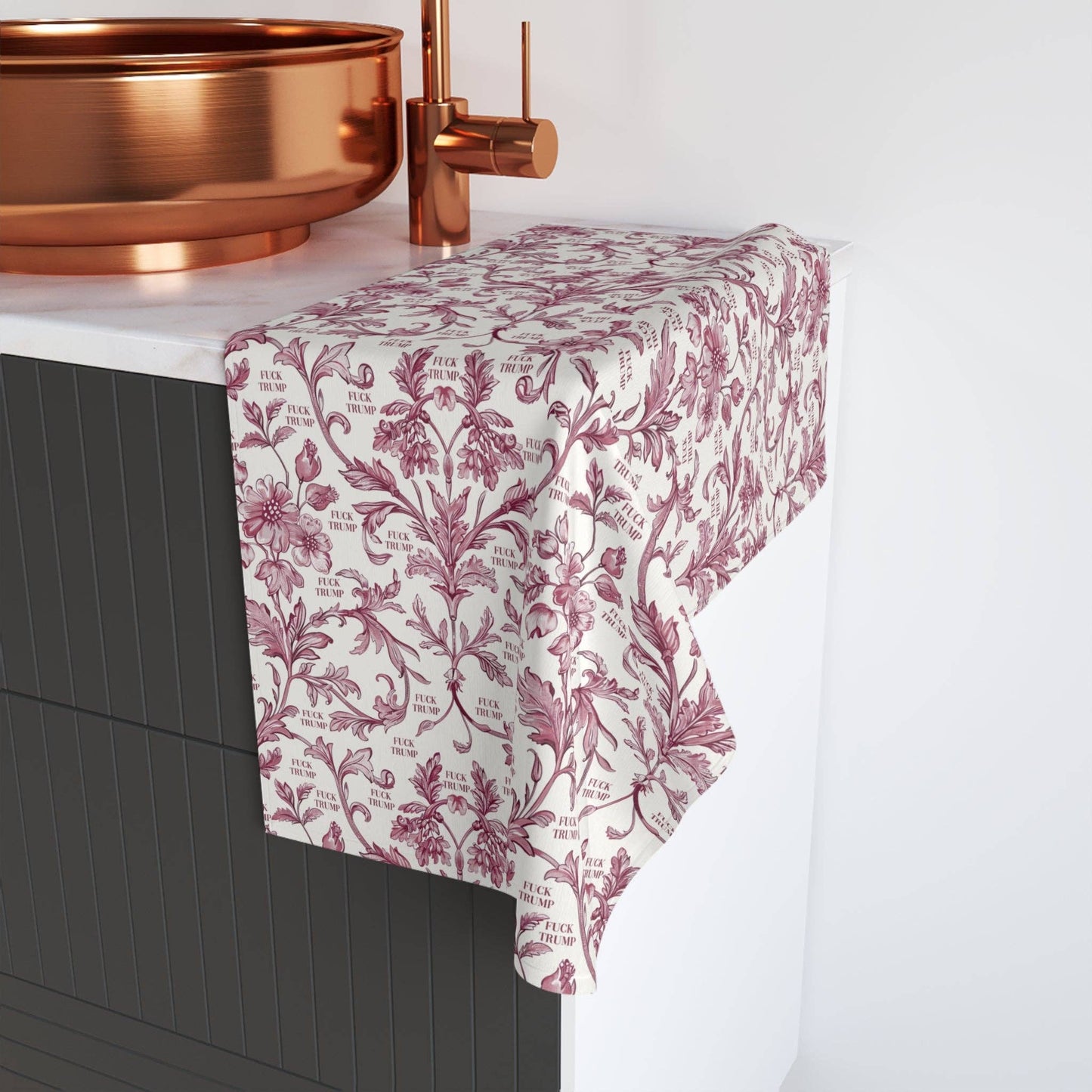 FDT Magenta Toile Hand Towel