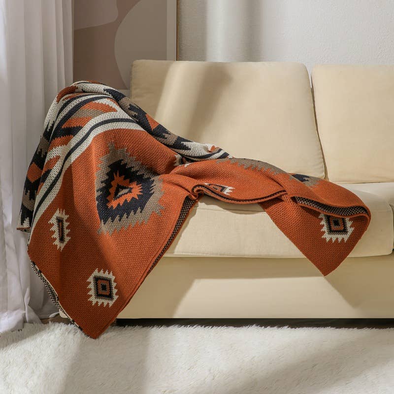 Retro Aztec Soft & Cozy Blanket