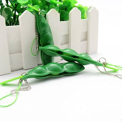 Peas Stress Relief Keychain
