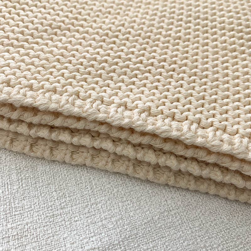 Soft & Cozy Knit Cotton Throw Blanket