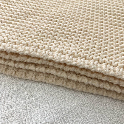 Soft & Cozy Knit Cotton Throw Blanket