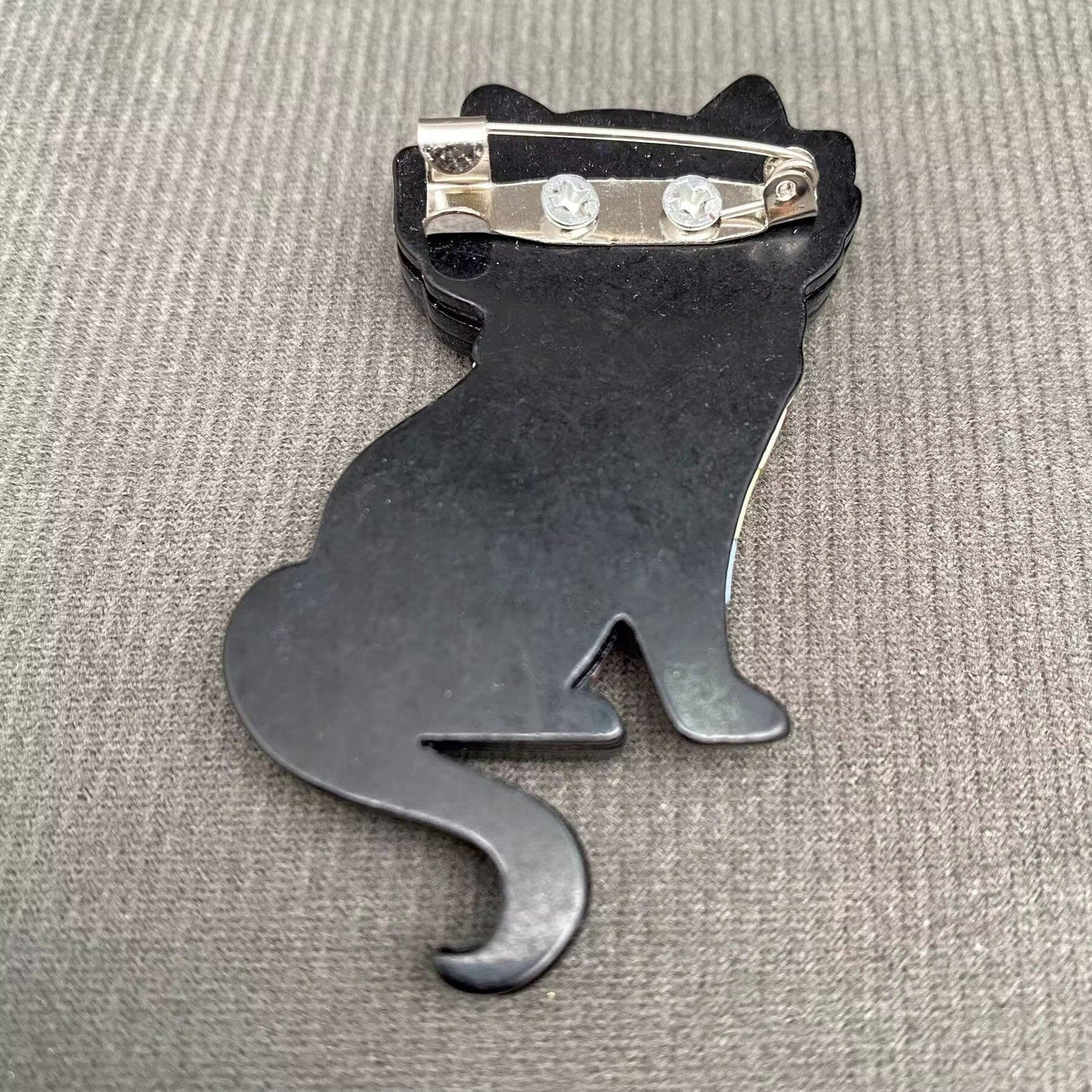 Colorful Acrylic Cat Brooch