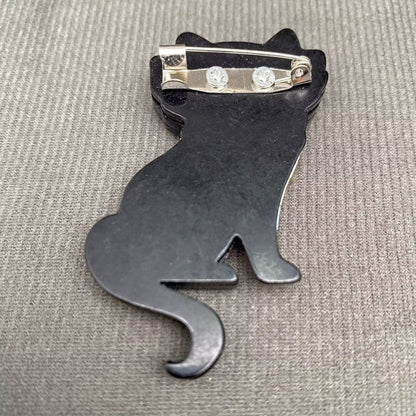 Colorful Acrylic Cat Brooch