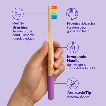 Purple LGBTQ Equality Bamboo Toothbrush