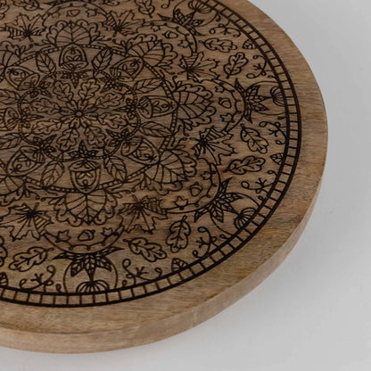Mandala Wooden Lazy Susan *