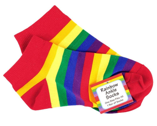 Rainbow Ankle Socks