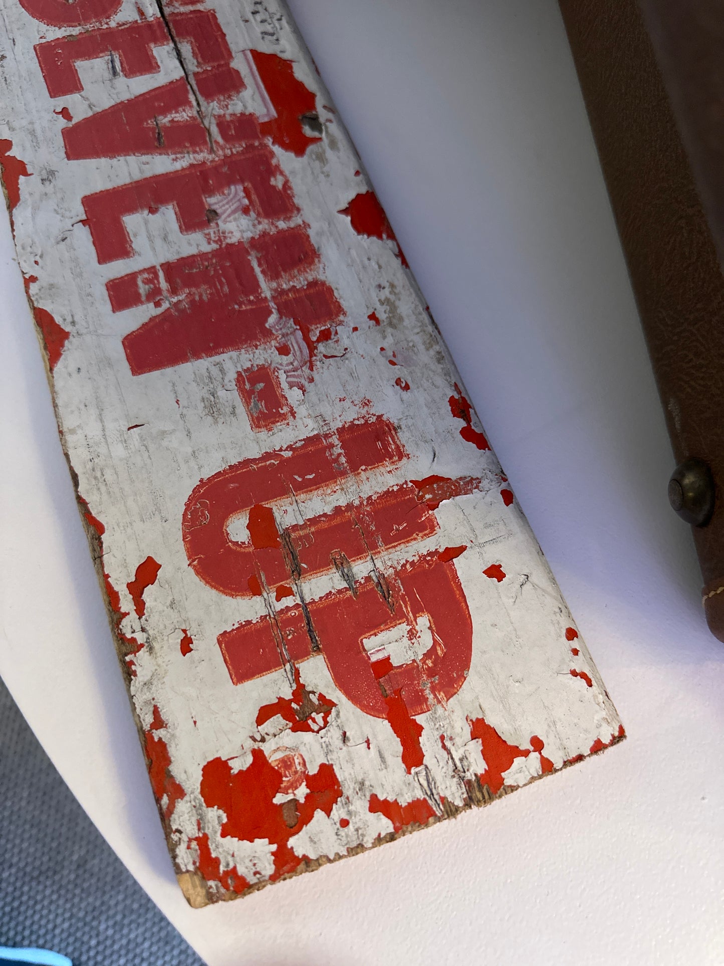 Vintage 7-Up Wooden Sign