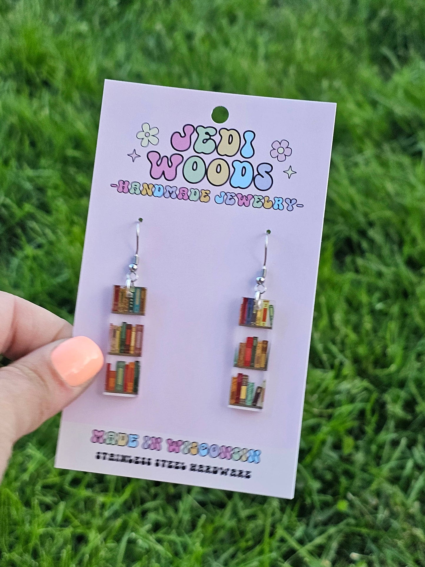Bookish Earring Dangles