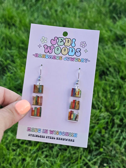 Bookish Earring Dangles