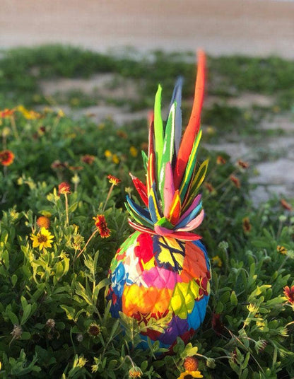Pineapple Flip Flop Sculpture - colours vary