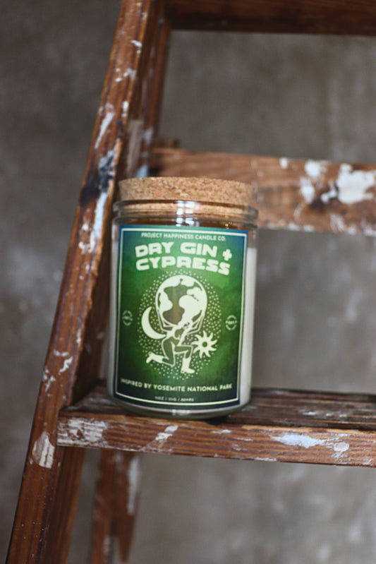 Dry Gin and Cypress Soy Candle - Yosemite National Park 11oz