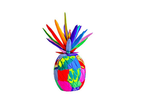 Pineapple Flip Flop Sculpture - colours vary