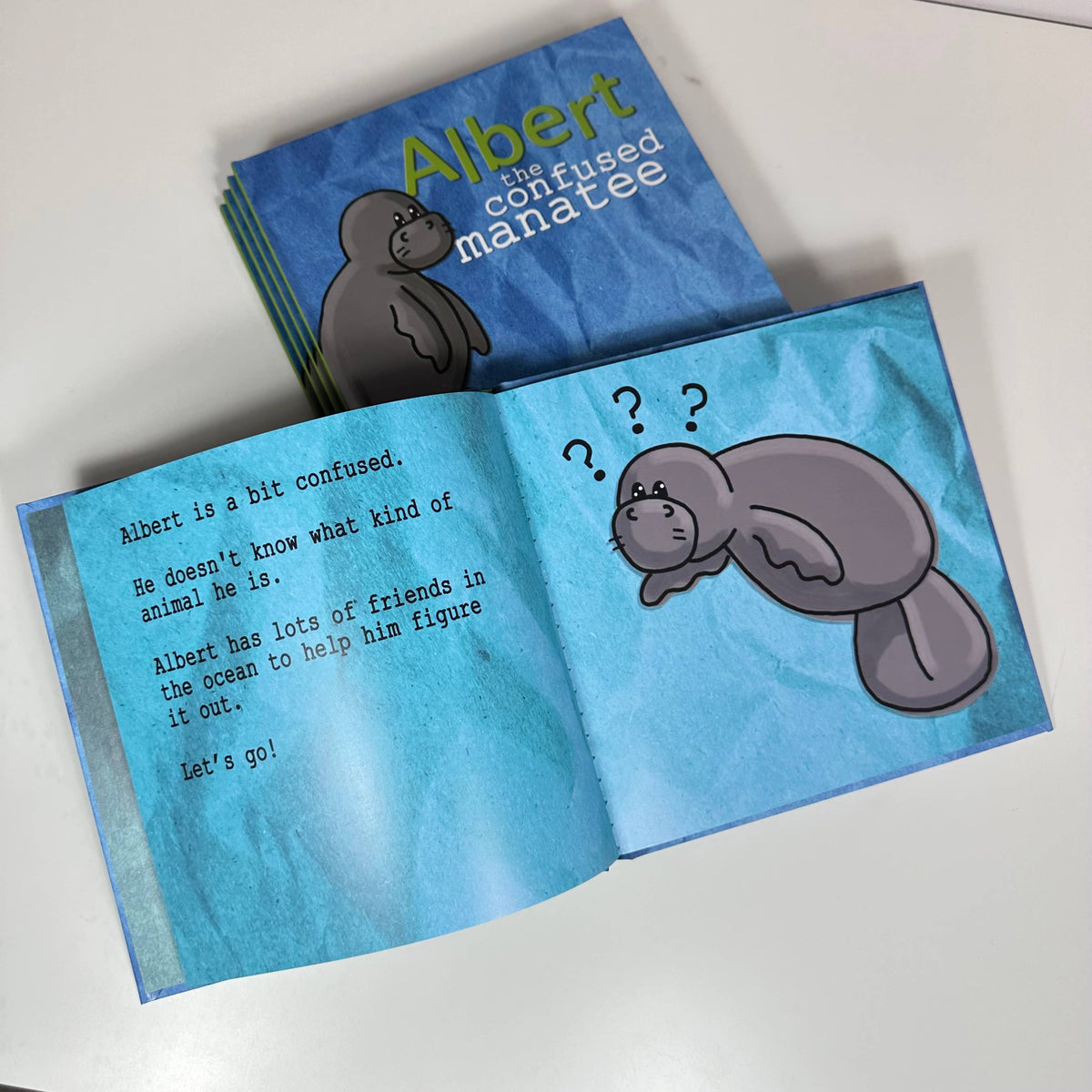 ALBERT THE CONFUSED MANATEE Hardcover Storybook