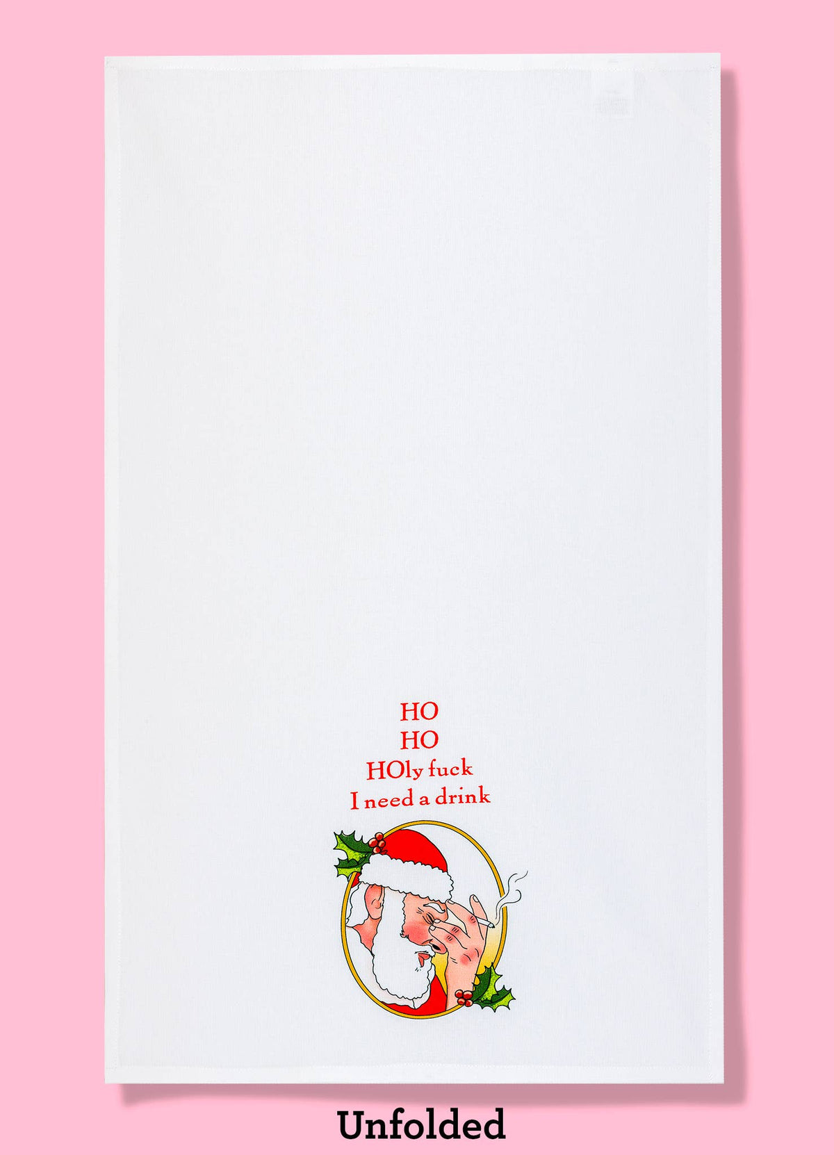 HO HO HOly Fuck Tea Towel Four Pack