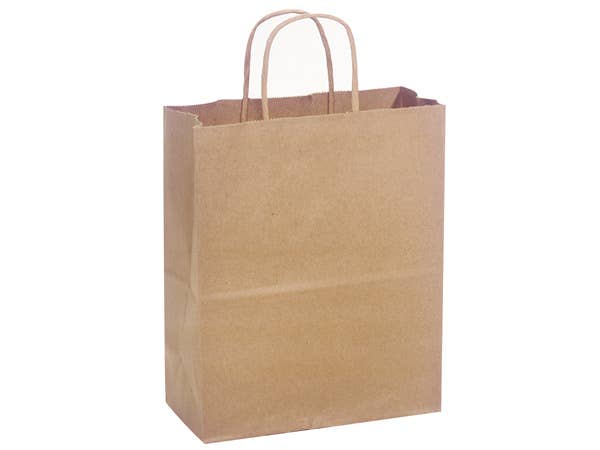 Recycled Brown Kraft Paper Retail Shopping Bags
