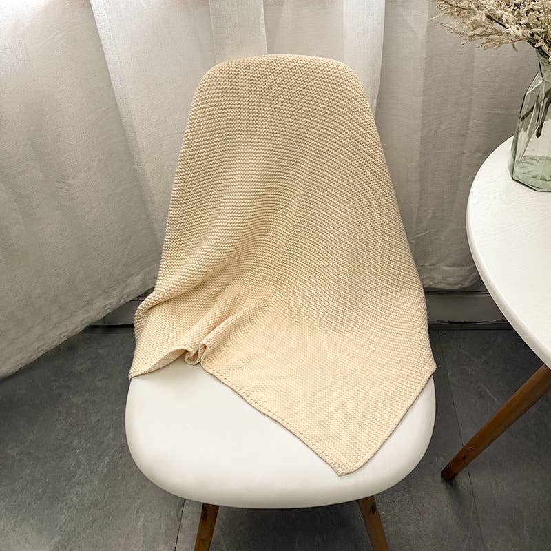 Soft & Cozy Knit Cotton Throw Blanket