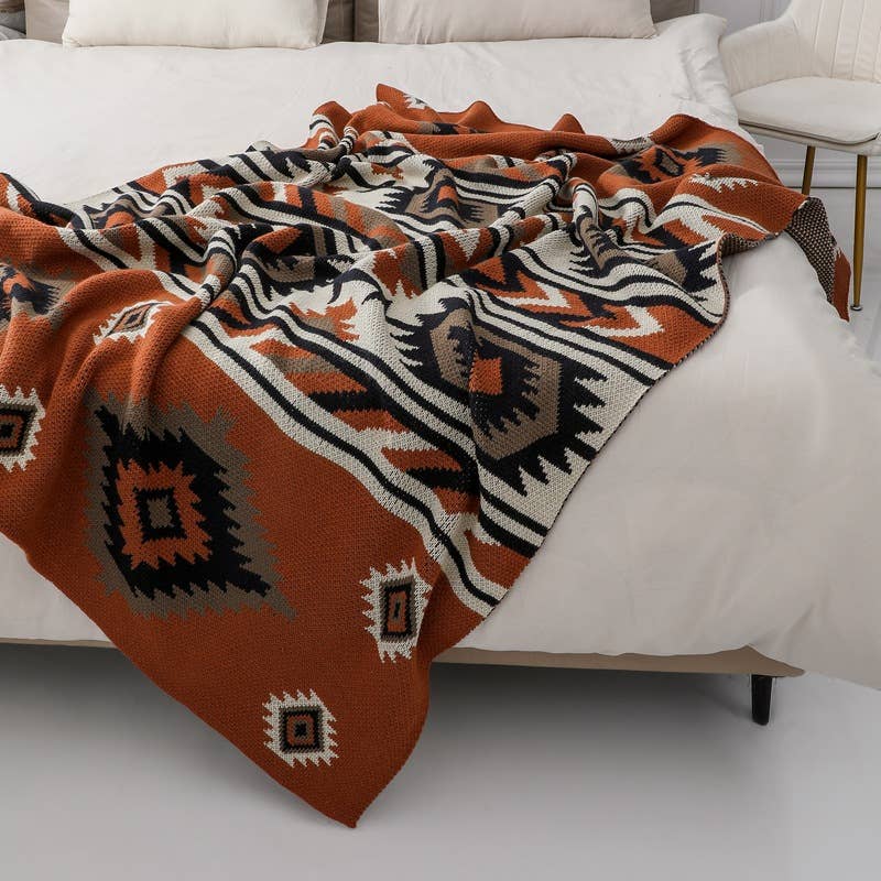 Retro Aztec Soft & Cozy Blanket