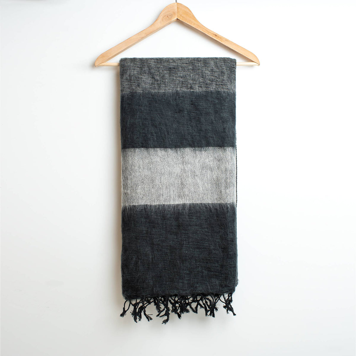 Extra Soft Yak Wool Blanket  46"x96" Handmade