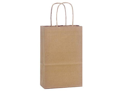 Recycled Brown Kraft Paper Retail Shopping Bags