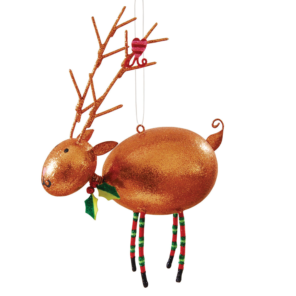 Reindeer Sparkly Ornament