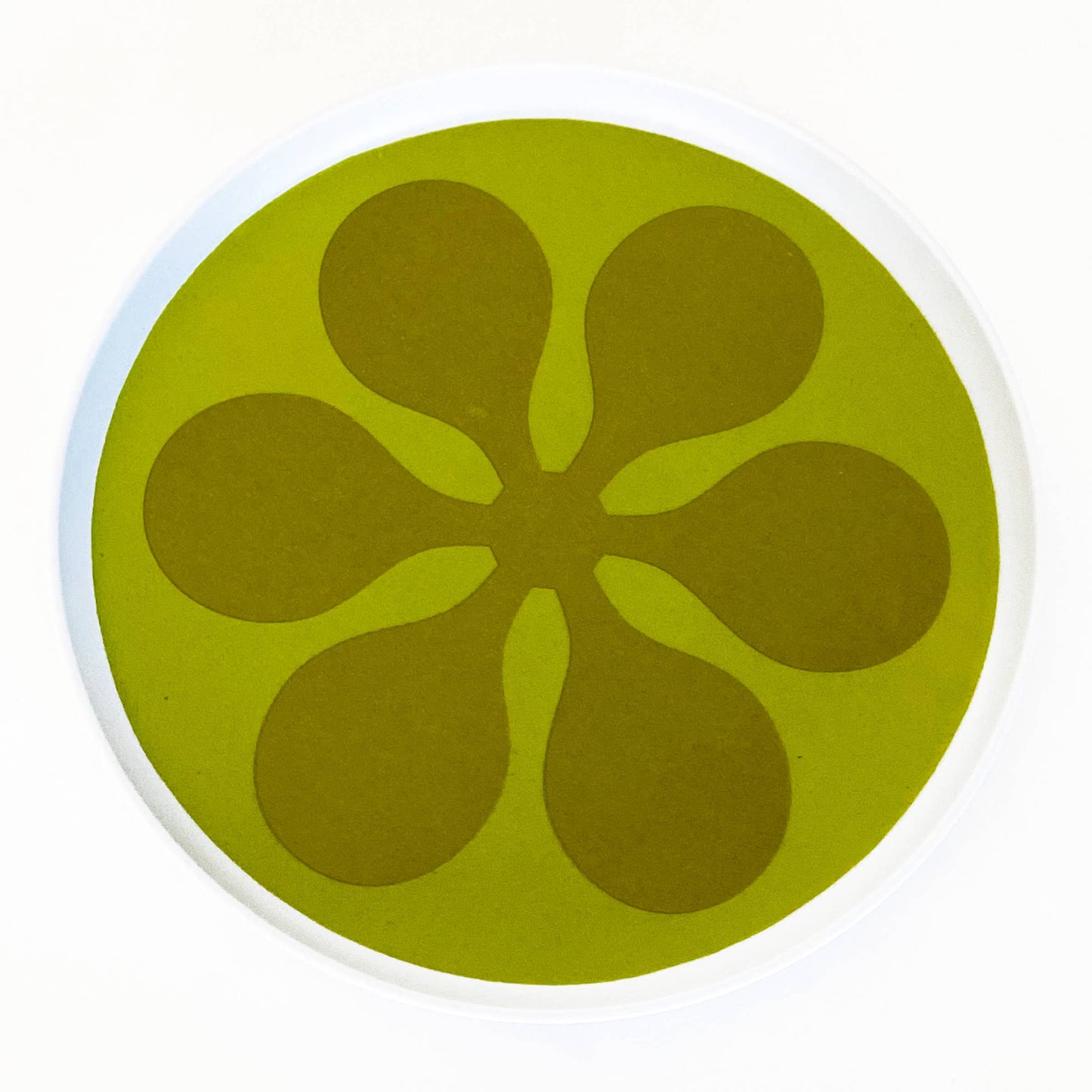 Modfest Melamine Salad Plates (Set of 4) - Green