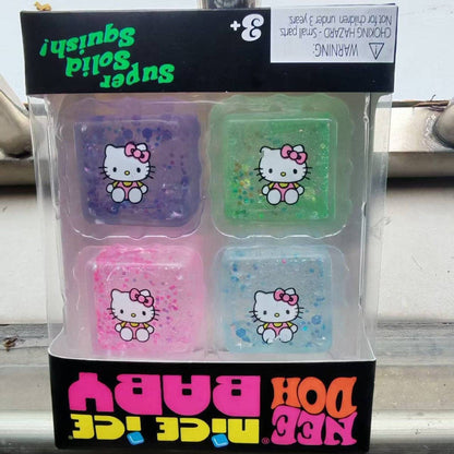 Four-Section Cube TPR Sensory Squeeze Toy
