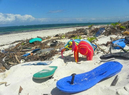 Kenyan Heritage Elephant Flip Flop Sculpture- colours vary