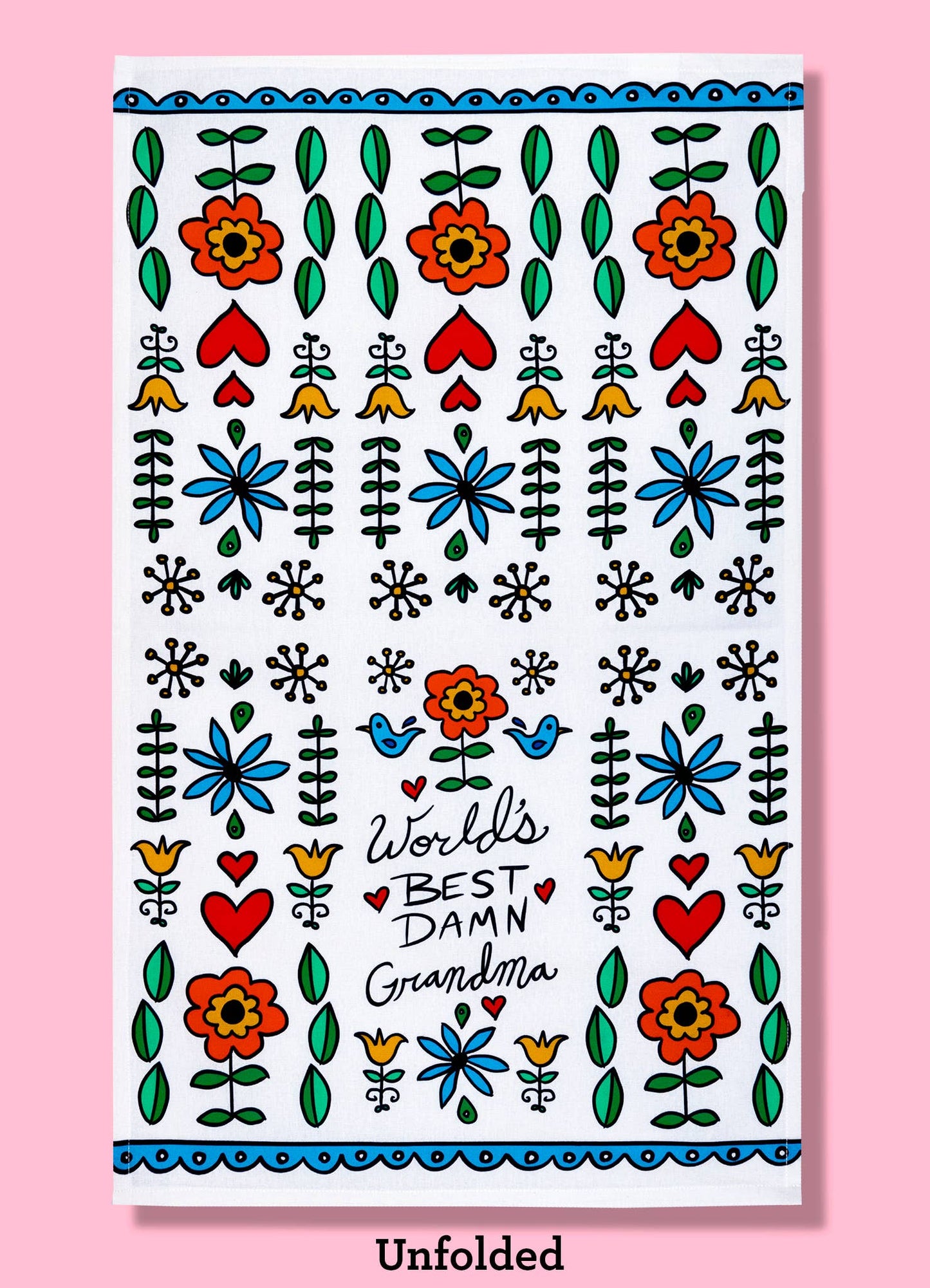 World's Best Damn Grandma Dishtowel