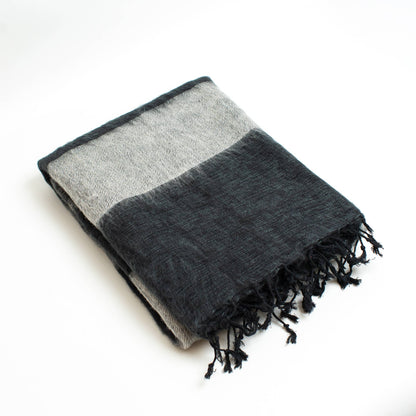 Extra Soft Yak Wool Blanket  46"x96" Handmade