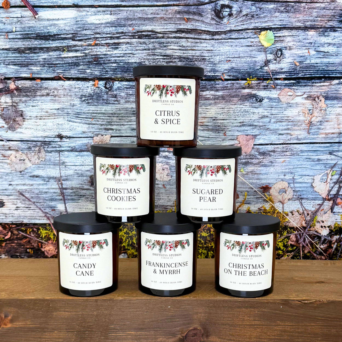 Fraser Fir Candles Christmas Tree Scent - Holiday Decor