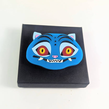 Huntr/x Kpop Demon Hunters tiger brooch acrylic, derpy tiger