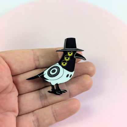 Huntr/x Kpop Demon Hunters bird brooch acrylic, kpop film