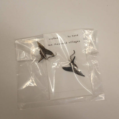 Tagua Hummingbird Drop Earrings