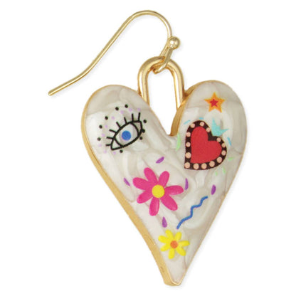 Iconic Looks Gold Heart Icon Earrings