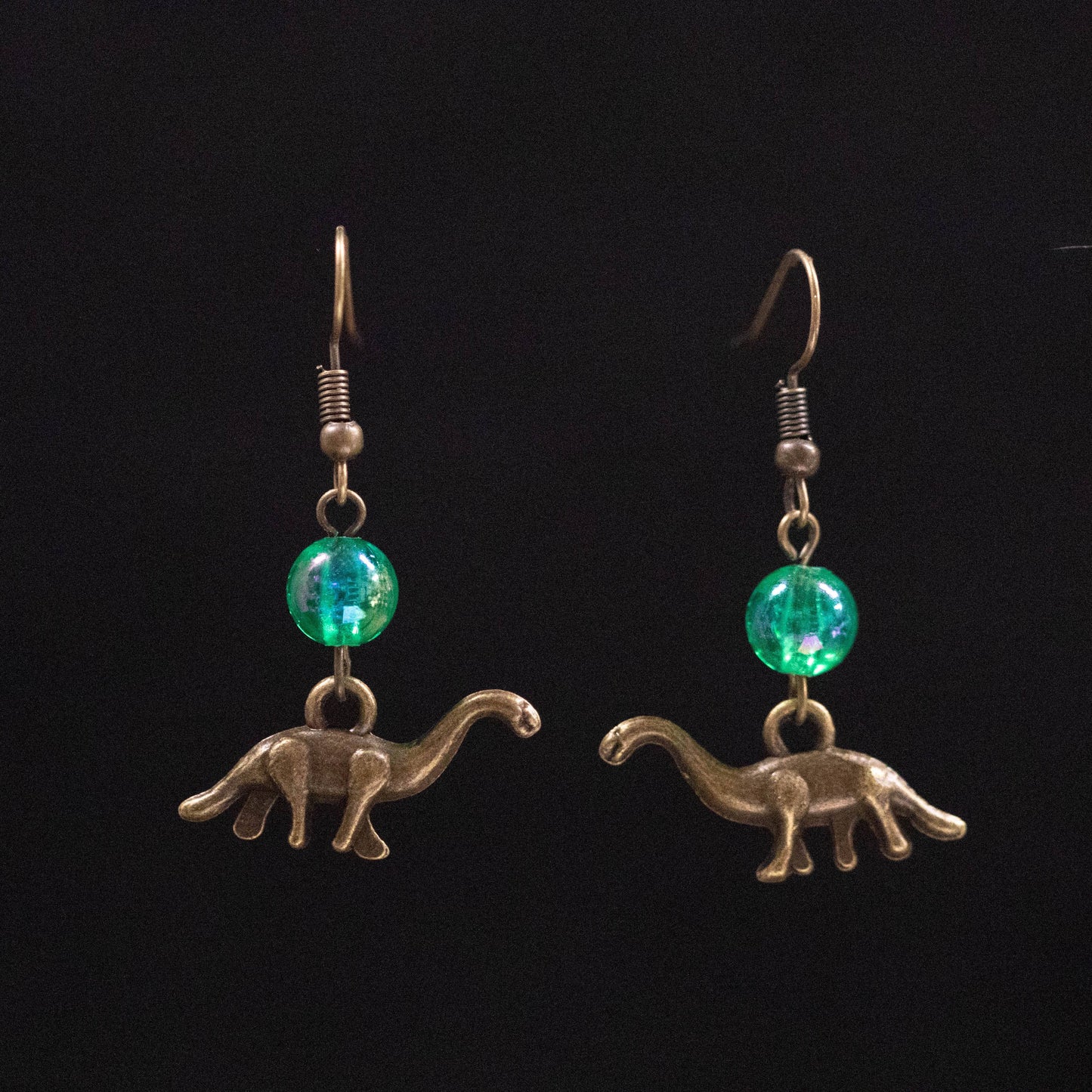 Long Neck Dinosaur Earrings