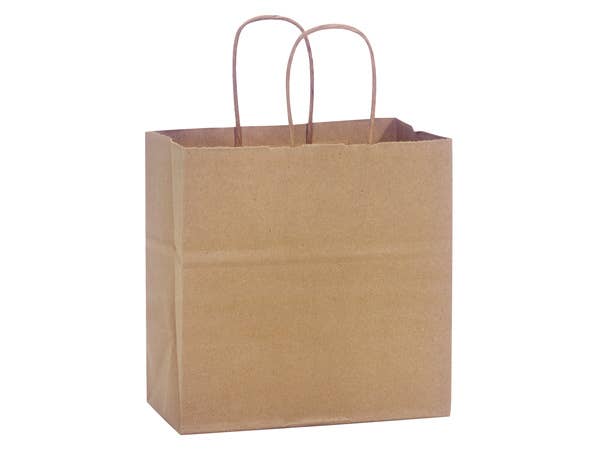 Recycled Brown Kraft Paper Retail Shopping Bags
