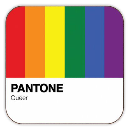 Coasters 'Pantone Queer LGBTQ+ Gay Giftw