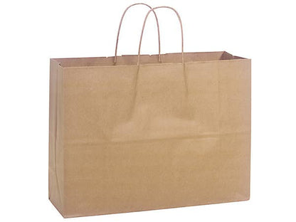 Recycled Brown Kraft Paper Retail Shopping Bags