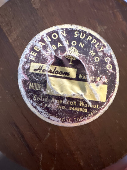 Vintage Walnut Party Bowl