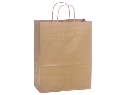 Recycled Brown Kraft Paper Retail Shopping Bags